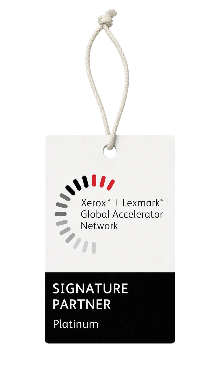 Xerox e Lexmark Global Accelerator Network — Signature Partner Platinum